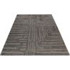 Tapis abstrait moderne poils ras Malin