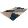 Tapis graphique design rectangle Emy