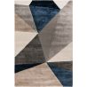 Tapis graphique design rectangle Emy