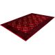 Tapis rouge style oriental poils ras Tosca