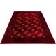 Tapis rouge style oriental poils ras Tosca