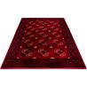 Tapis rouge style oriental poils ras Tosca