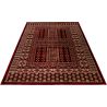 Tapis rouge d'orient rectangle Haley