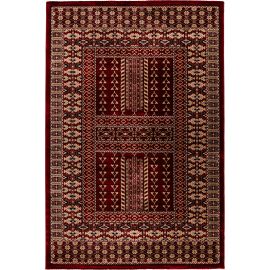 Tapis rouge d'orient rectangle Haley