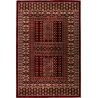 Tapis rouge d'orient rectangle Haley