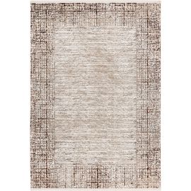 Tapis rayé rectangle moderne poils ras Livio