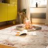 Tapis abstrait design rectangle Heva