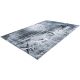 Tapis abstrait lavable en machine gris design Kimi