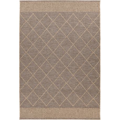 Tapis ethnique plat intérieur et extérieur berbère Mia