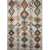 Tapis rectangulaire pour chambre multicolore Medina