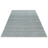 Tapis écologique plat rayé avec franges moderne Svea