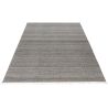 Tapis écologique plat rayé avec franges moderne Svea