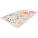 Tapis enfant multicolore lavable en machine plat Savannah