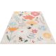 Tapis enfant multicolore lavable en machine plat Savannah