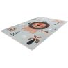 Tapis enfant plat multicolore lavable en machine Eve