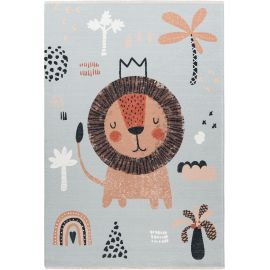 Tapis enfant plat multicolore lavable en machine Eve