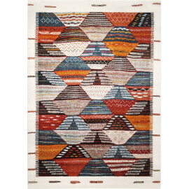 Tapis polypropylène multicolore Modern Berber
