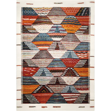 Tapis polypropylène multicolore Modern Berber