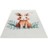 Tapis enfant plat multicolore lavable en machine Pippa