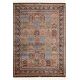 Tapis d'orient bleu avec franges luxe Katoun