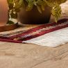 Tapis avec franges oriental rectangle luxe Heriz