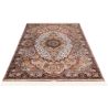 Tapis d'orient crème luxe avec franges Chiraz