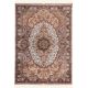 Tapis d'orient crème luxe avec franges Chiraz