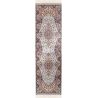 Tapis d'orient crème luxe avec franges Chiraz