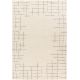 Tapis moderne crème laine et polyester rectangle Giulia