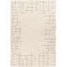 Tapis moderne crème laine et polyester rectangle Giulia