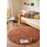 Tapis enfant rond lavable en machine coton Round Dot