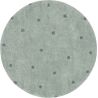 Tapis enfant rond lavable en machine coton Round Dot