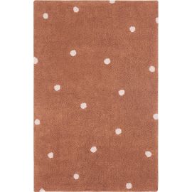 Tapis chambre d'enfant lavable en machine coton Mini Dot