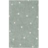 Tapis chambre d'enfant lavable en machine coton Mini Dot