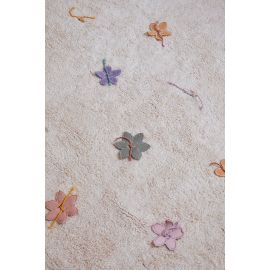 Tapis enfant de jeu coton lavable en machine Wildflowers