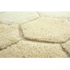 Tapis rond chambre enfant coton lavable en machine Honeycomb