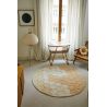 Tapis rond chambre enfant coton lavable en machine Honeycomb