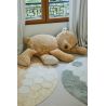 Tapis rond chambre enfant coton lavable en machine Honeycomb