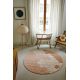 Tapis rond chambre enfant coton lavable en machine Honeycomb