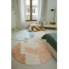 Tapis rond chambre enfant coton lavable en machine Honeycomb