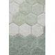 Tapis rond chambre enfant coton lavable en machine Honeycomb