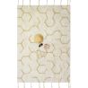 Tapis de jeu enfant coton avec franges lavable en machine Pollination