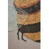 Tapis enfant forme abeille coton lavable en machine Bee