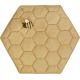 Tapis de jeu enfant coton jaune Honeycomb