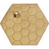 Tapis de jeu enfant coton jaune Honeycomb