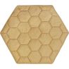 Tapis de jeu enfant coton jaune Honeycomb