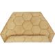 Tapis de jeu enfant coton jaune Honeycomb