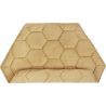 Tapis de jeu enfant coton jaune Honeycomb