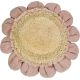 Coussin rond fleur enfant Pink Daisy