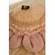 Coussin rond fleur enfant Pink Daisy